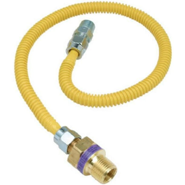 BrassCraft 3/8" Gas Connection Line 24" 1/2"MIP x 1/2"MIP BrassCraft 3/8" Gas Connection Line 24" 1/2"MIP x 1/2"MIP
